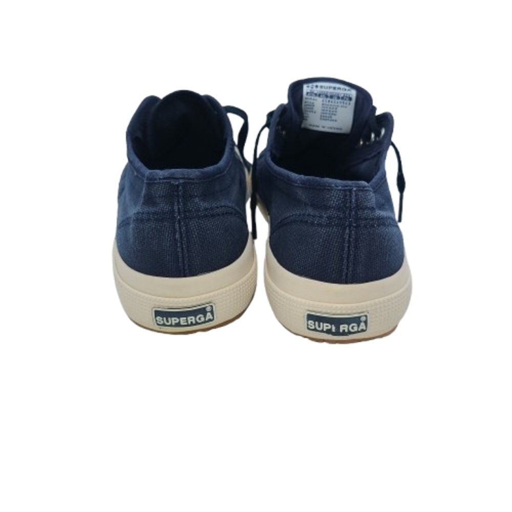 Superga Classic Canvas Sneakers Unisex Navy Blue Women's Size 10 Men's size 8.5 - Picture 11 of 12